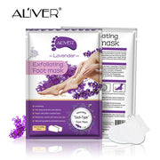 Aliver Lavender Soft Foot Peel Mask for Feet Dead Skin Remover