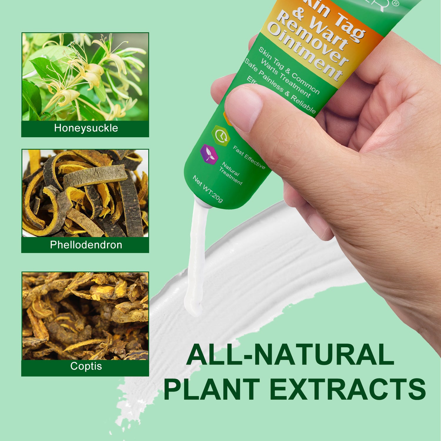 ALIVER Body Skin Tag & Wart Remover Ointment, 20g