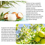 Elbbub Natural Argan Coconut Oil For Face Hair Skin Nails Reduces Wrinkles Improves Skin Moisturizer Great for Dry Scalp Split Ends Dry & Damaged Hair