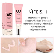 Nifeishi Facial Airfit Pore Primer Makeup Base Isolation Cream Invisible Pore Cover Concealer Foundation