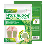 SEFUDUN Wormwood Ginger Detox Foot Patches, 16pcs