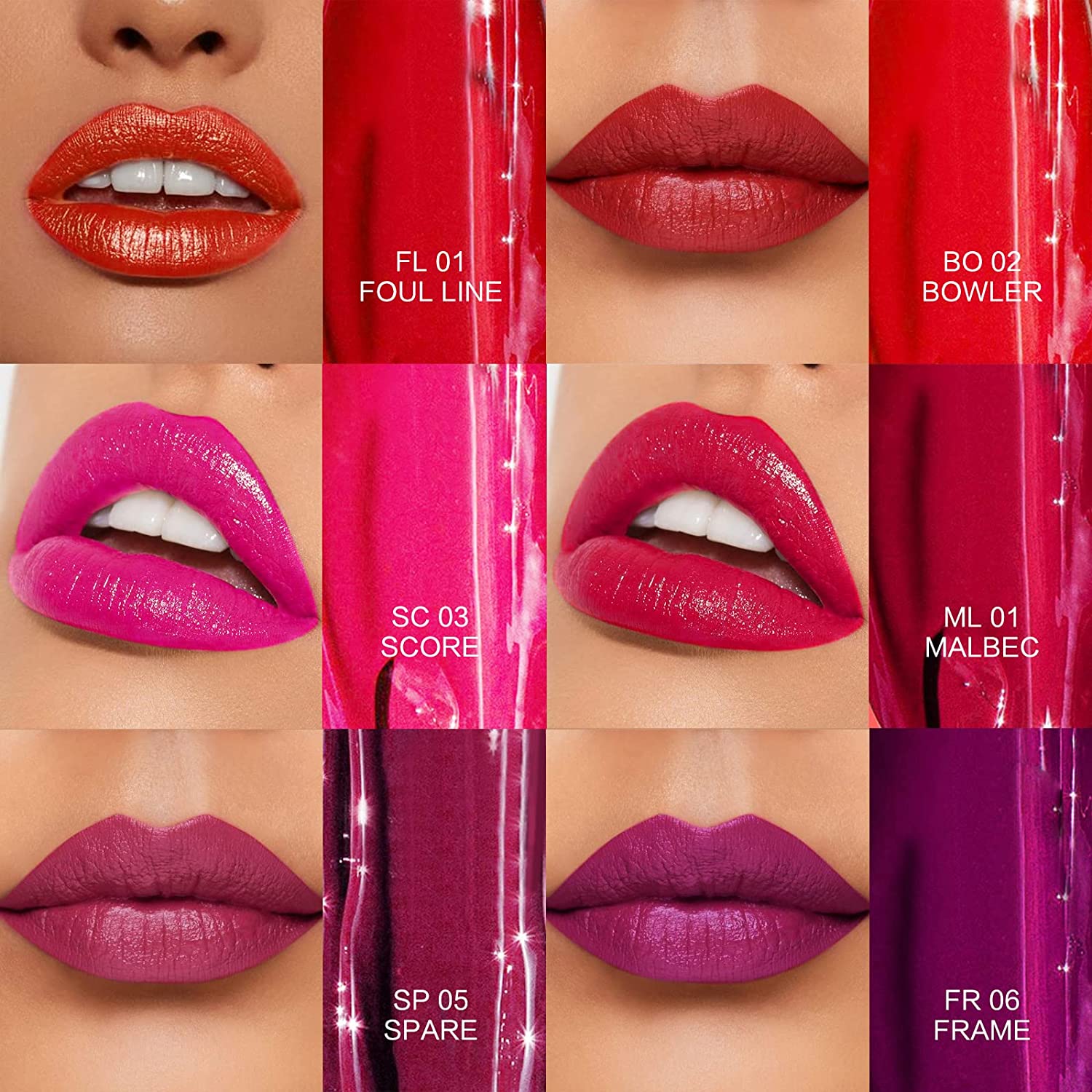 ALIVER Gloss Matte Lipstick, 6 Colors