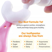 ALIVER Orange Flavor Foam Toothpaste for Kids, 60ml