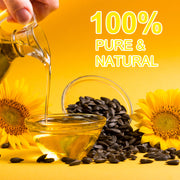 ALIVER Pure Sunflower Seed Oil for Hair, Body & Skin, 60ml