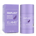 ELAIMEI Eggplant Purifying Clay Stick Mask, 40g