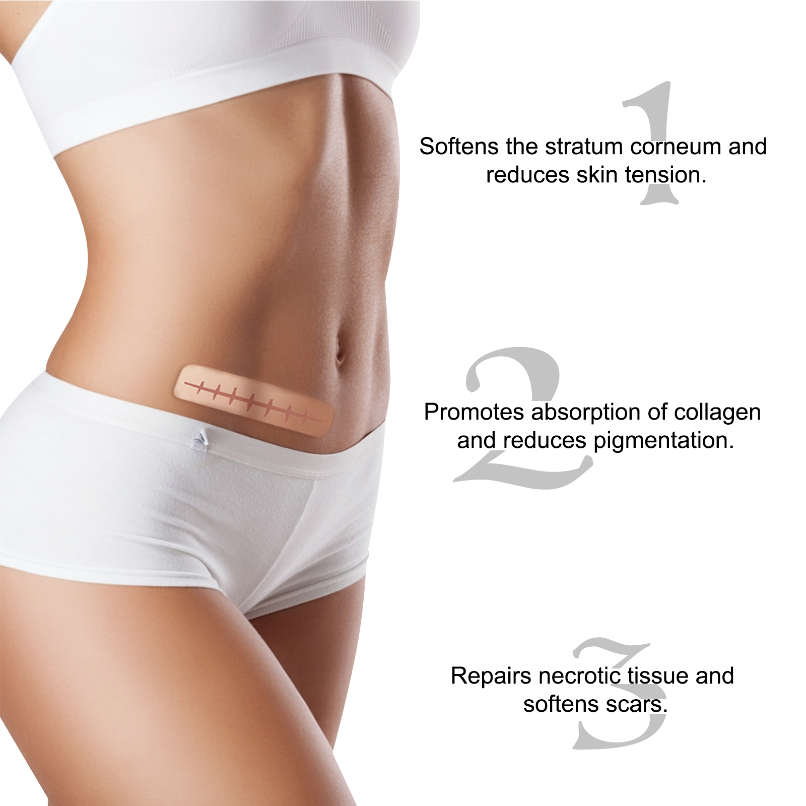 VALLEYLUX Silicone Scar Tape, 1.5m