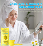 IKZEE Kojic Acid & Turmeric Cleansing Pads, 60pcs