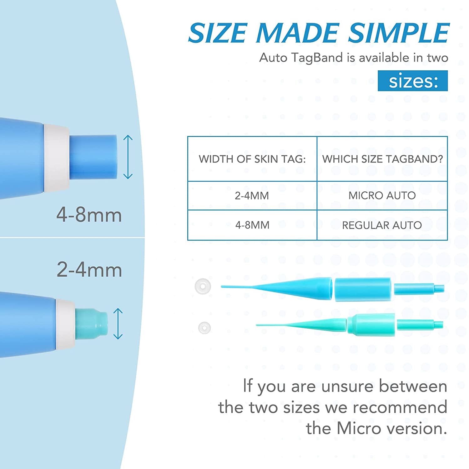 ALIVER 2in1 Gentle Skin Tag Removal Kit