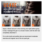 ALIVER Abs Muscle Stimulator Body Cream for Man, 60ml