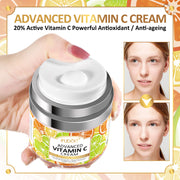 Ifudoit Facial Vitamin C Cream Face Anti-Aging Moisturizer Retinol Wrinkle Skin Care Hydrating Repair Reduce Fine Line Hyaluronic Acid