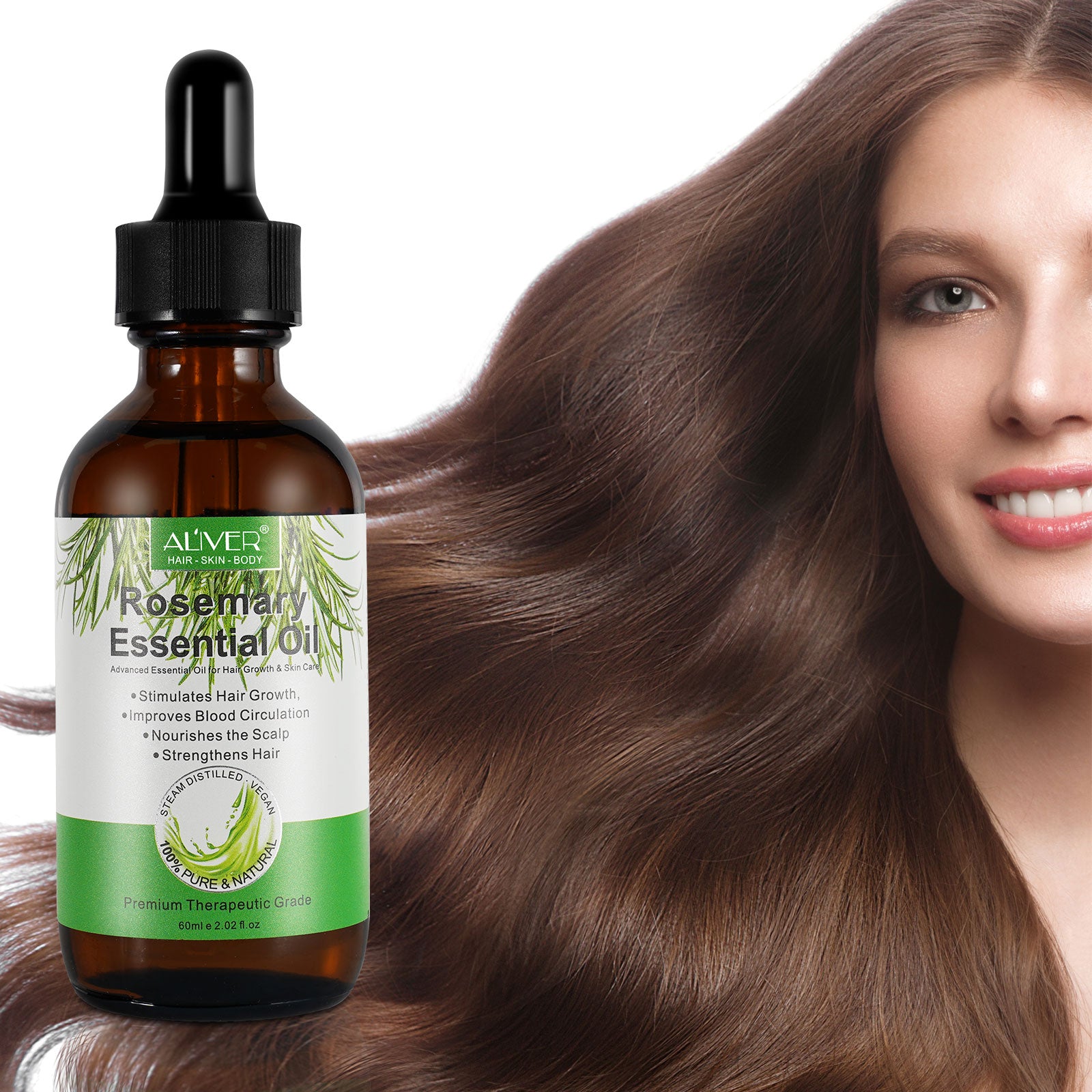 ALIVER Rosemary Hair Growth Oil, 60ml