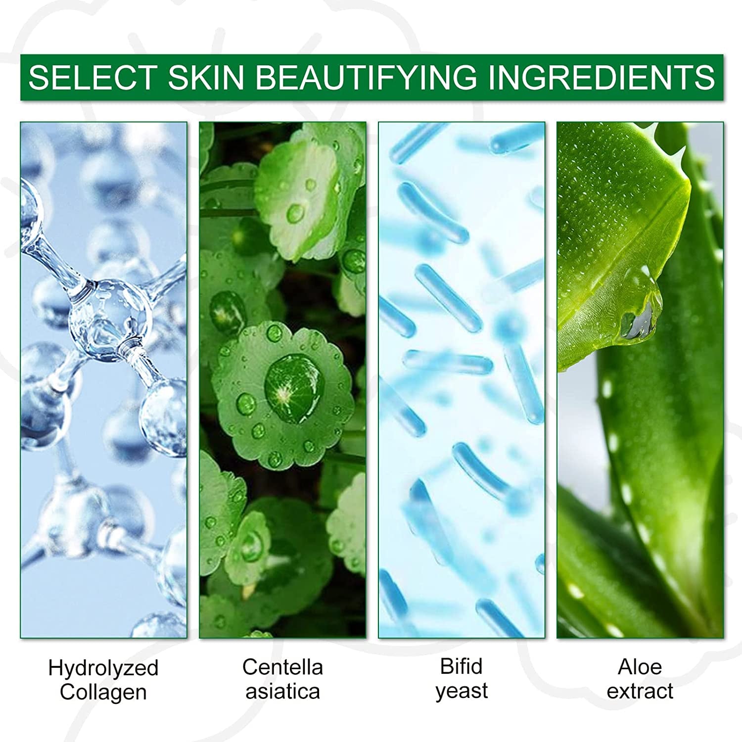 VOGSIG Korean Collagen Sleeping Face Mask, 20pcs