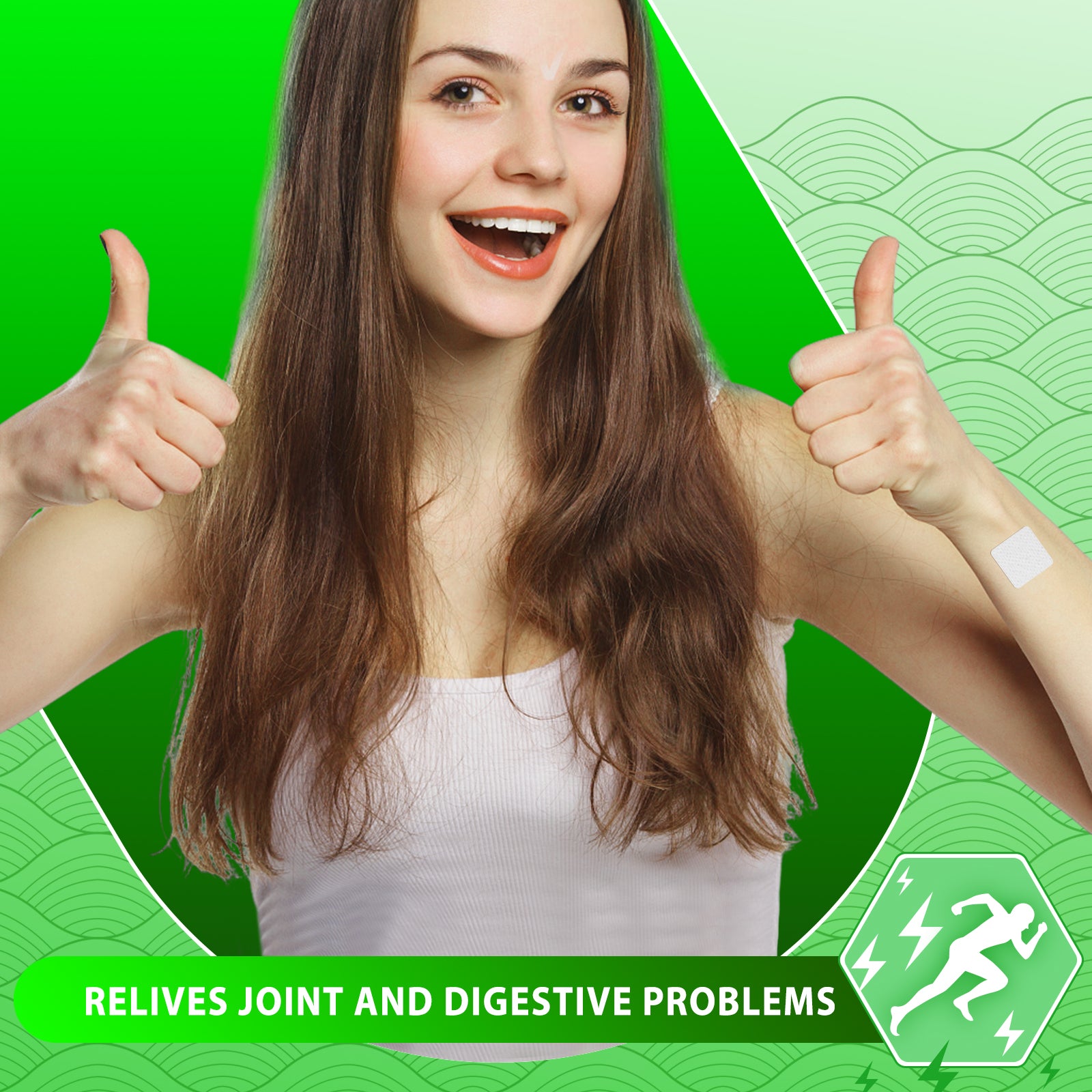 ELAIMEI Vitamin B12 Hypoallergenic Patches, 60pcs