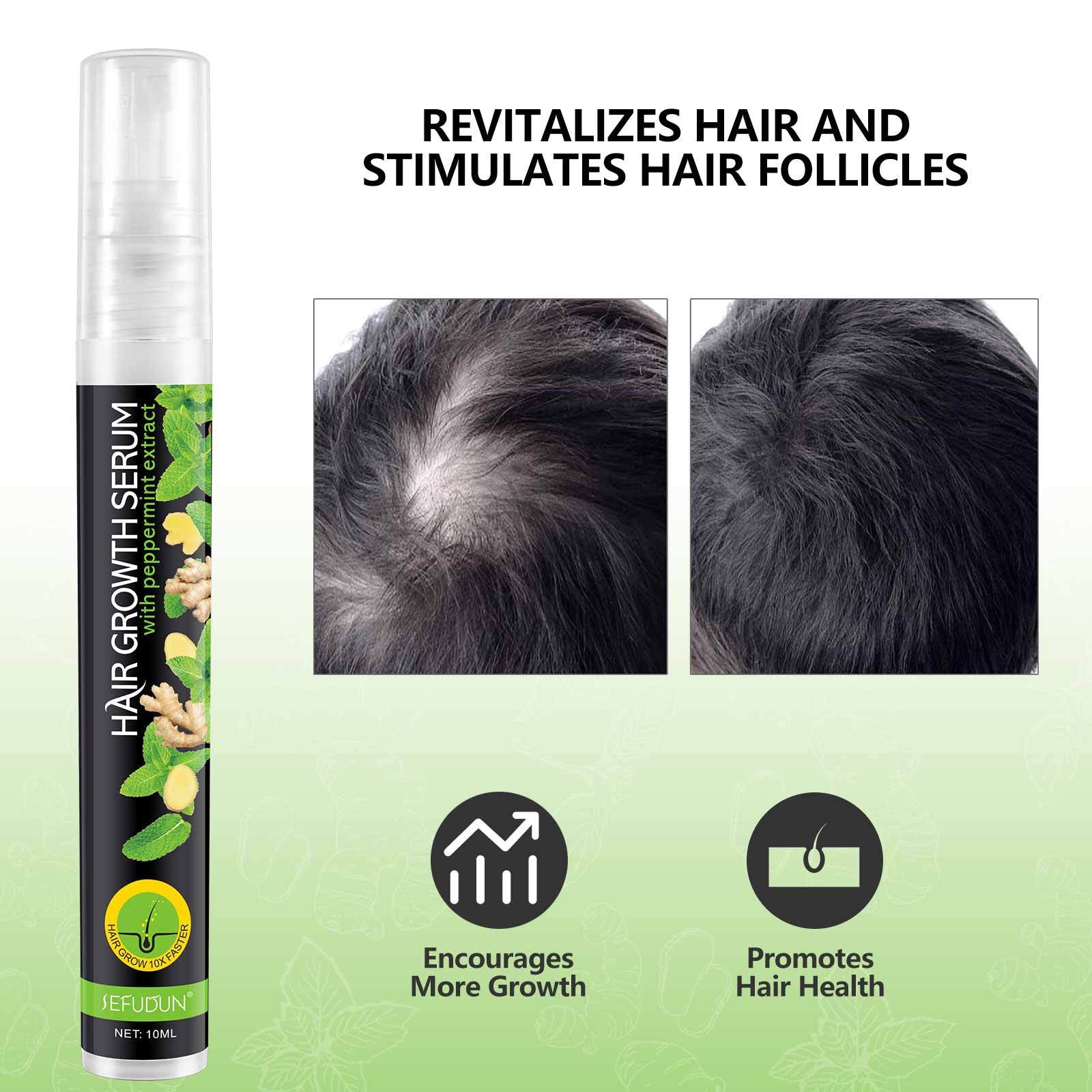 SEFUDUN Peppermint Hair Growth Serum, 10ml