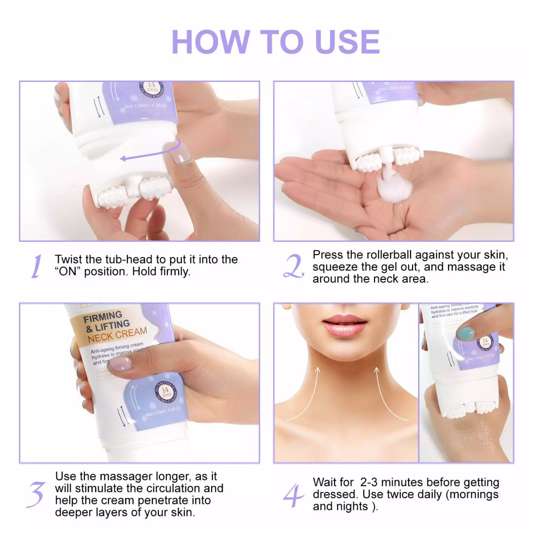 ELAIMEI Anti Wrinkle Firming Neck Cream, 120ml