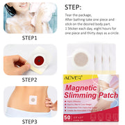 ALIVER Magnetic Fat Burning and Slimming Patches, 50pcs