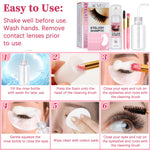 ALIVER Eyelash Shampoo for Lash Extension, Kit