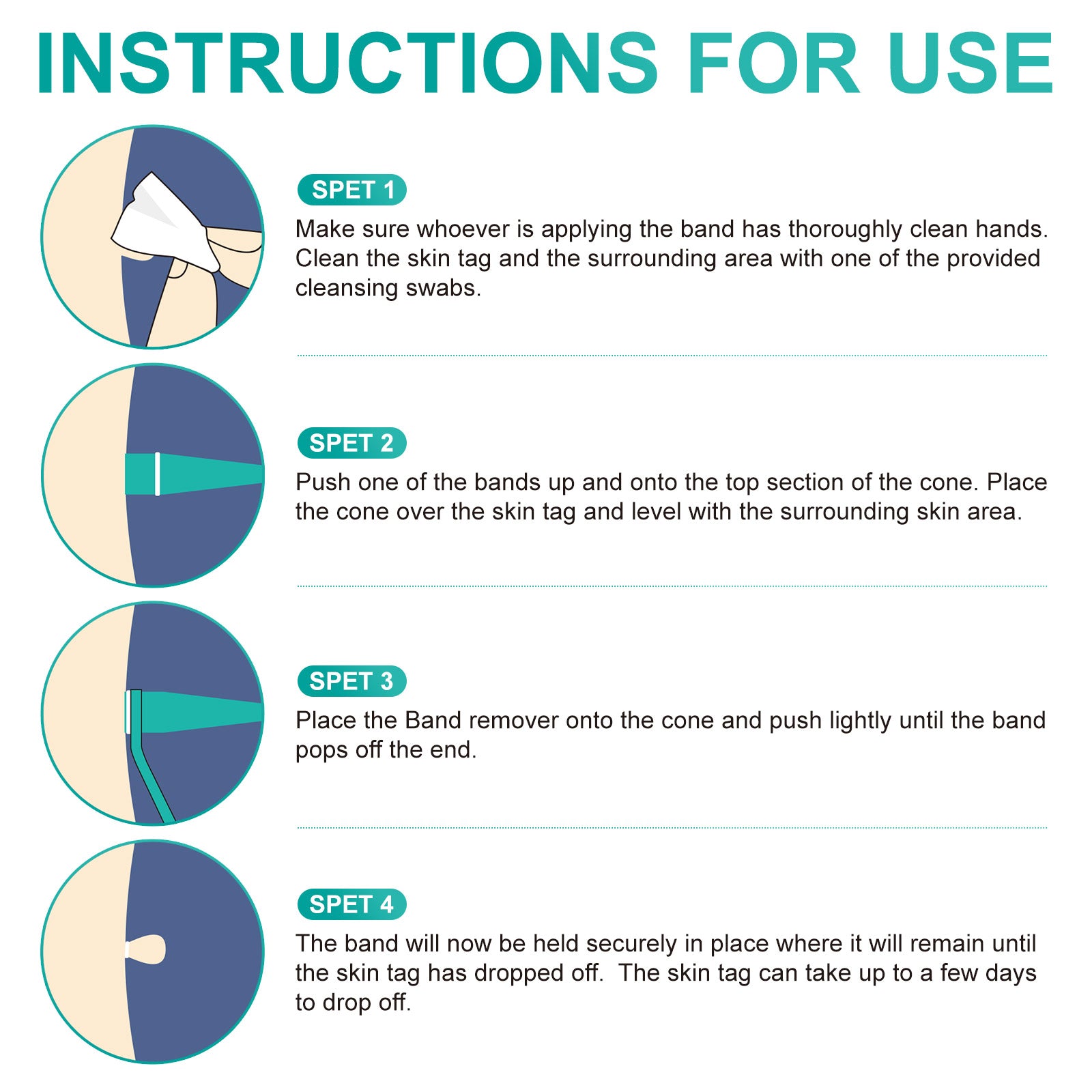 ALIVER 2in1 Skin Tag Remover Kit