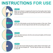 ALIVER 2in1 Skin Tag Remover Kit