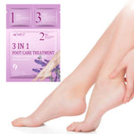 ALIVER 3in1 Exfoliating Foot Care Treatment Kit Peeling Mask