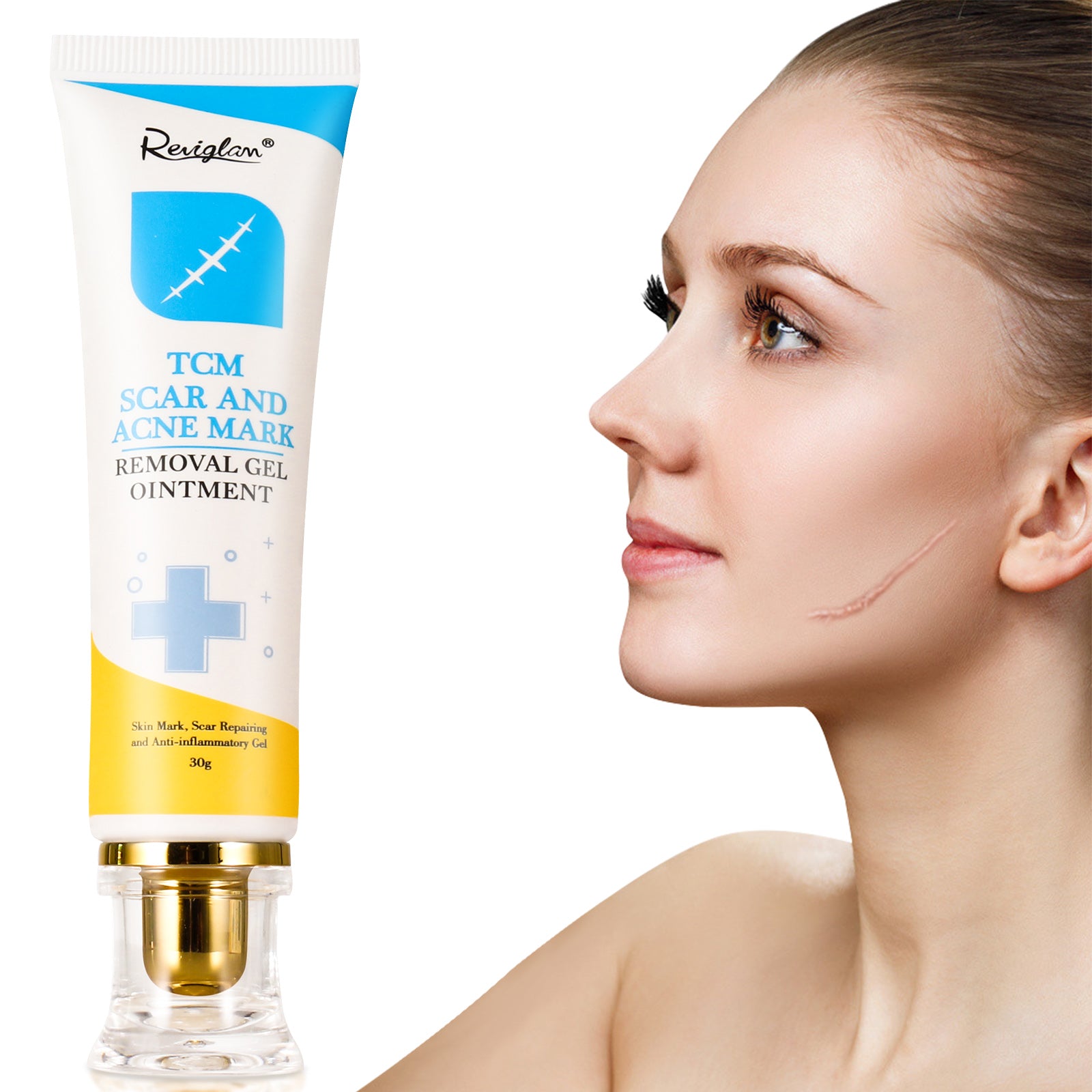 REVIGLAN TCM Scar And Acne Mark Removal Gel Ointment, 30g