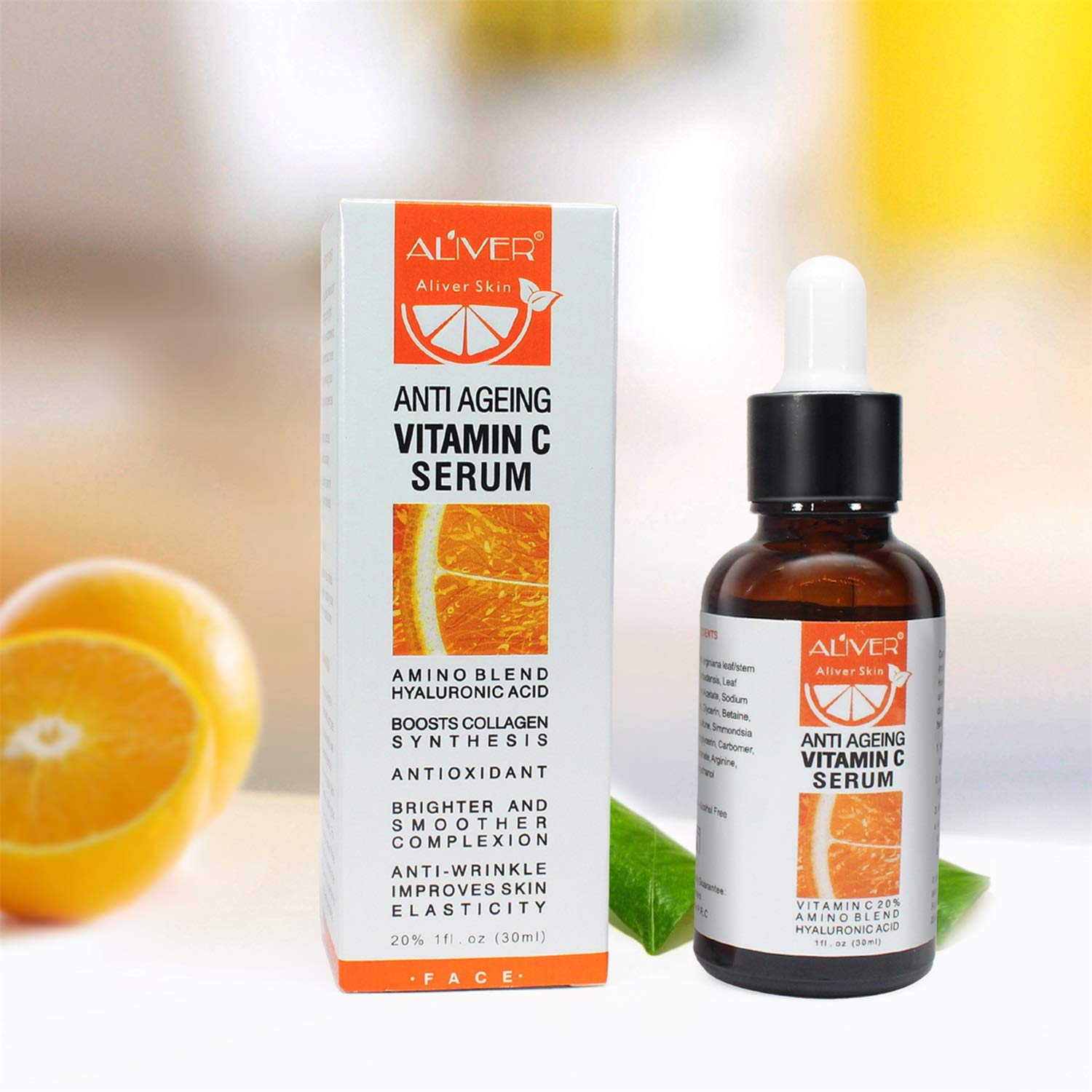 Aliver Vitamin C Serum Moisturizer for Face Skin