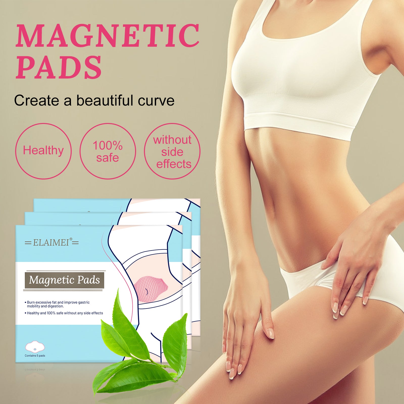 ELAIMEI Magnetic Slimming Patches for Body Fat Burning