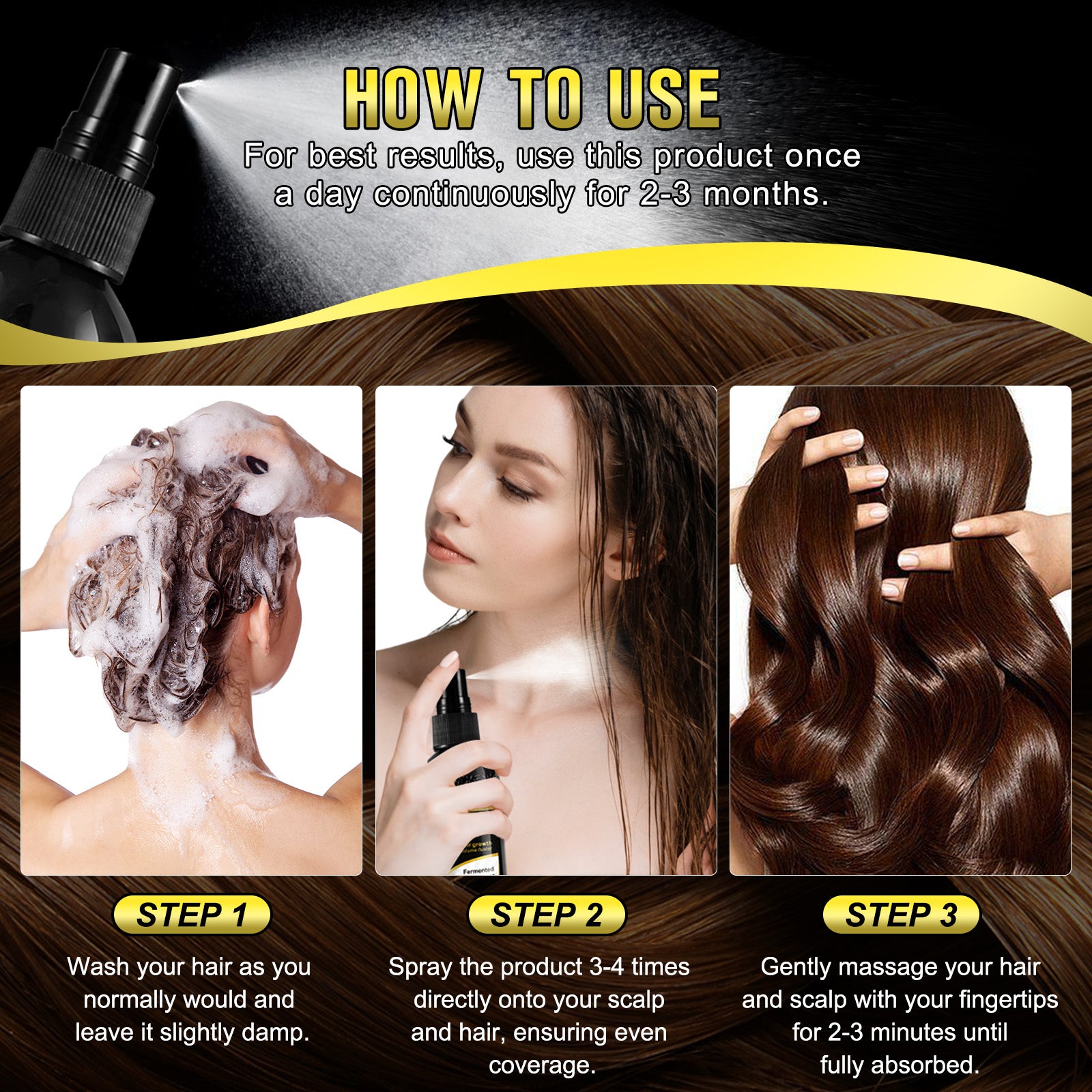 ELBBUB Organic Black Rice Water Spray, 120ml