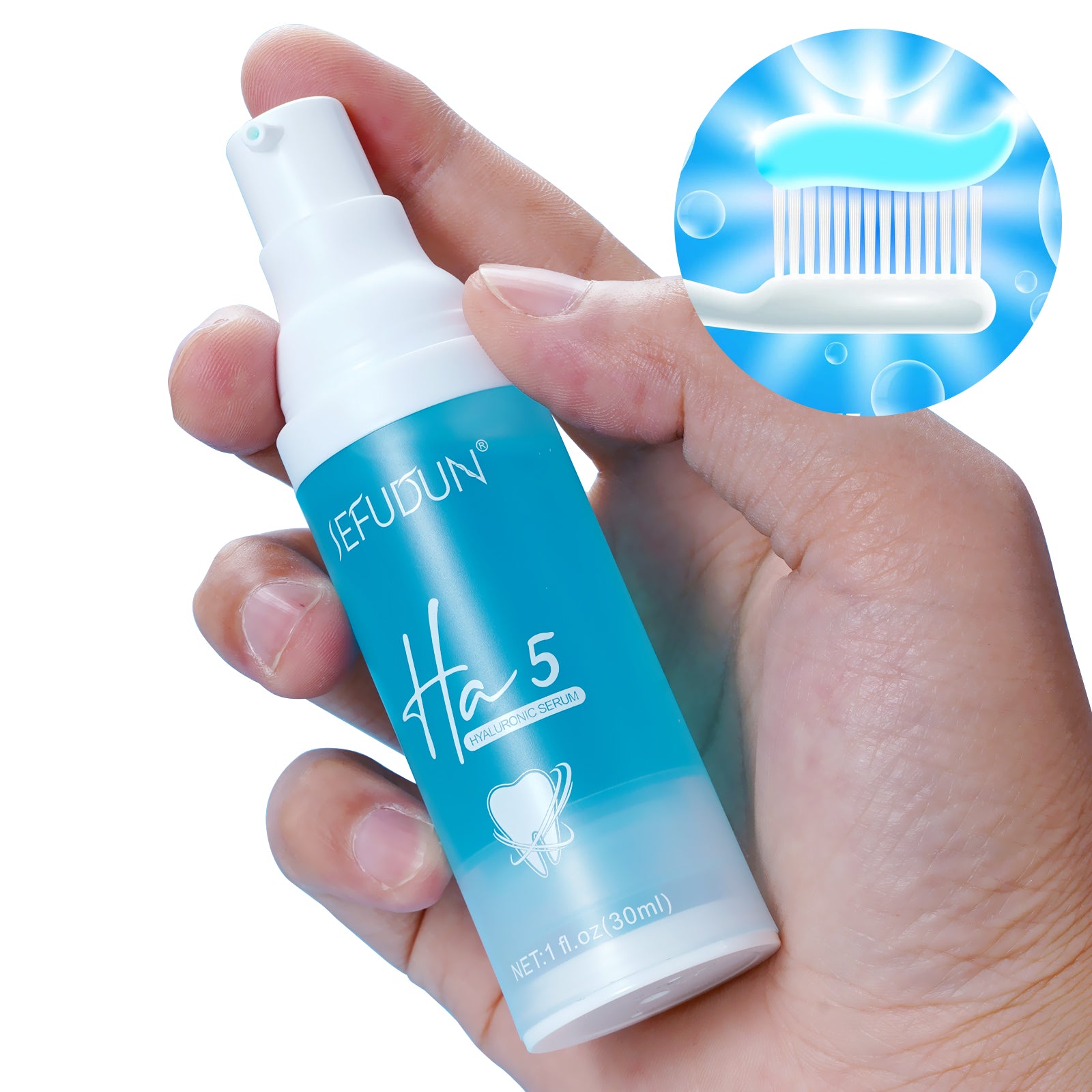 SEFUDUN Ha5 Hyaluronic Serum Foam ToothPaste, 30ml