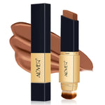 ALIVER 2in1 Colour Changing Concealer Stick & Brush, Long Lasting Makeup - NATURAL TAN