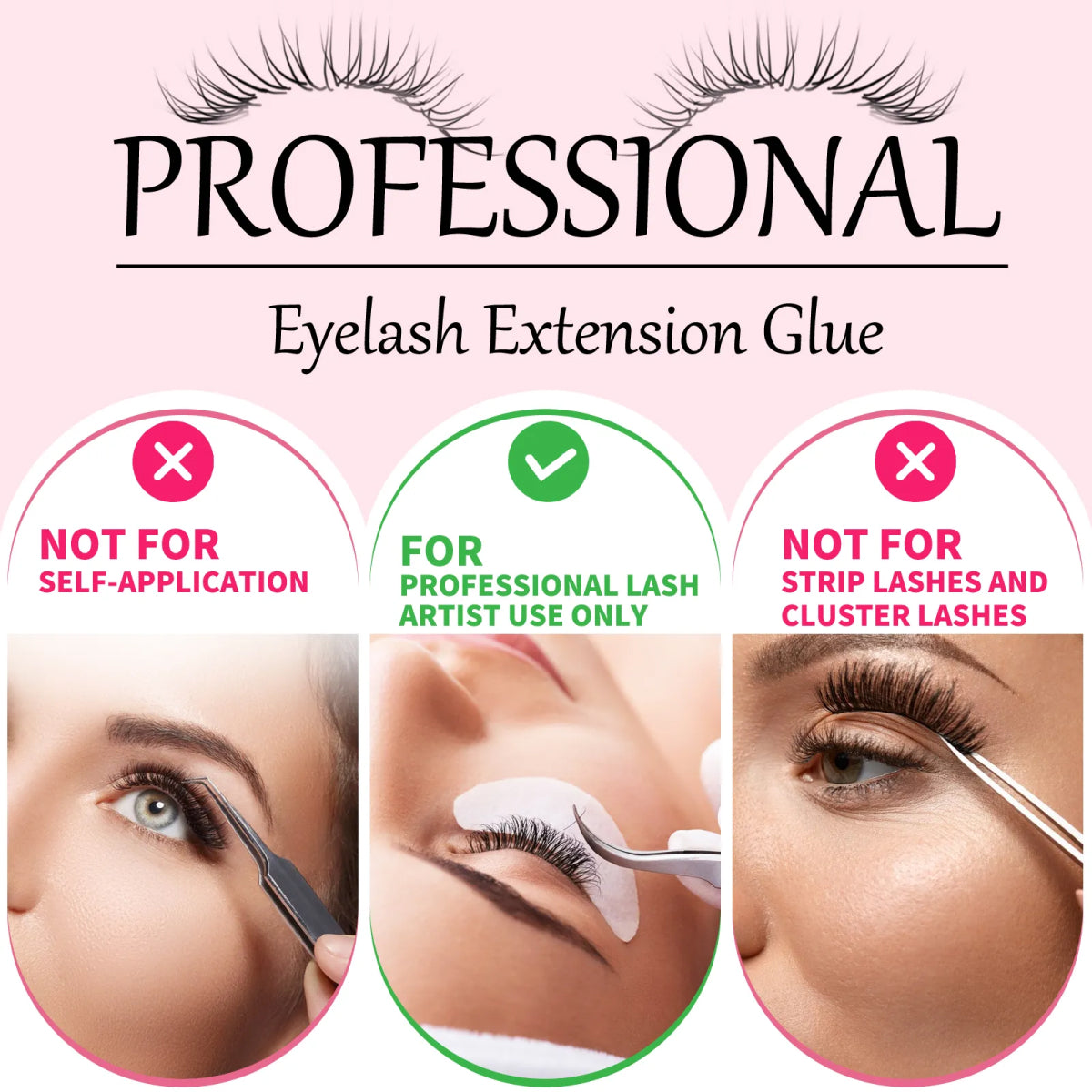 ALIVER Extra Strong Eyelash Extension Glue, 5ml
