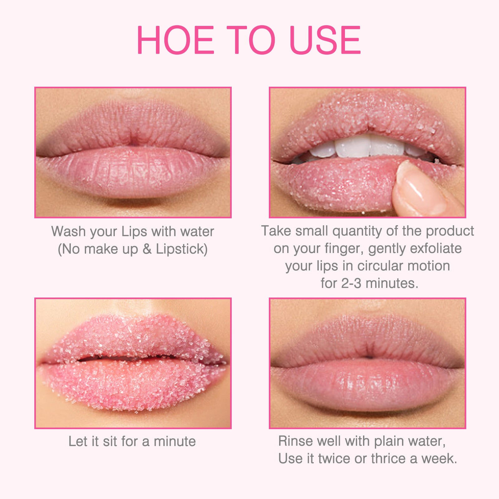 ELAIMEI Exfoliating Sugar Lip Scrub, 30ml