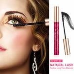 ELAIMEI Black 4D Silk Fiber Eyelash Mascara, Waterproof Makeup 10ml