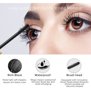 ALIVER Waterproof 4D Eyelash Volume Mascara, Black