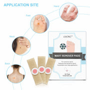 ELAIMEI Corn Wart Removal Foot Pads, 24pcs