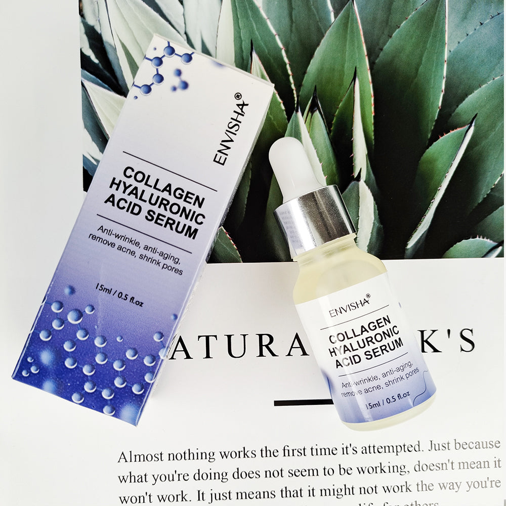 ENVISHA Collagen Hyaluronic Acid Serum, 15ml