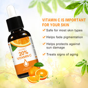 VOGSIG Vitamin C Face Anti Age Serum Skin Hyaluronic Acid Pure Retinol Anti Aging Collagen Facial Day Night Treatment Repair