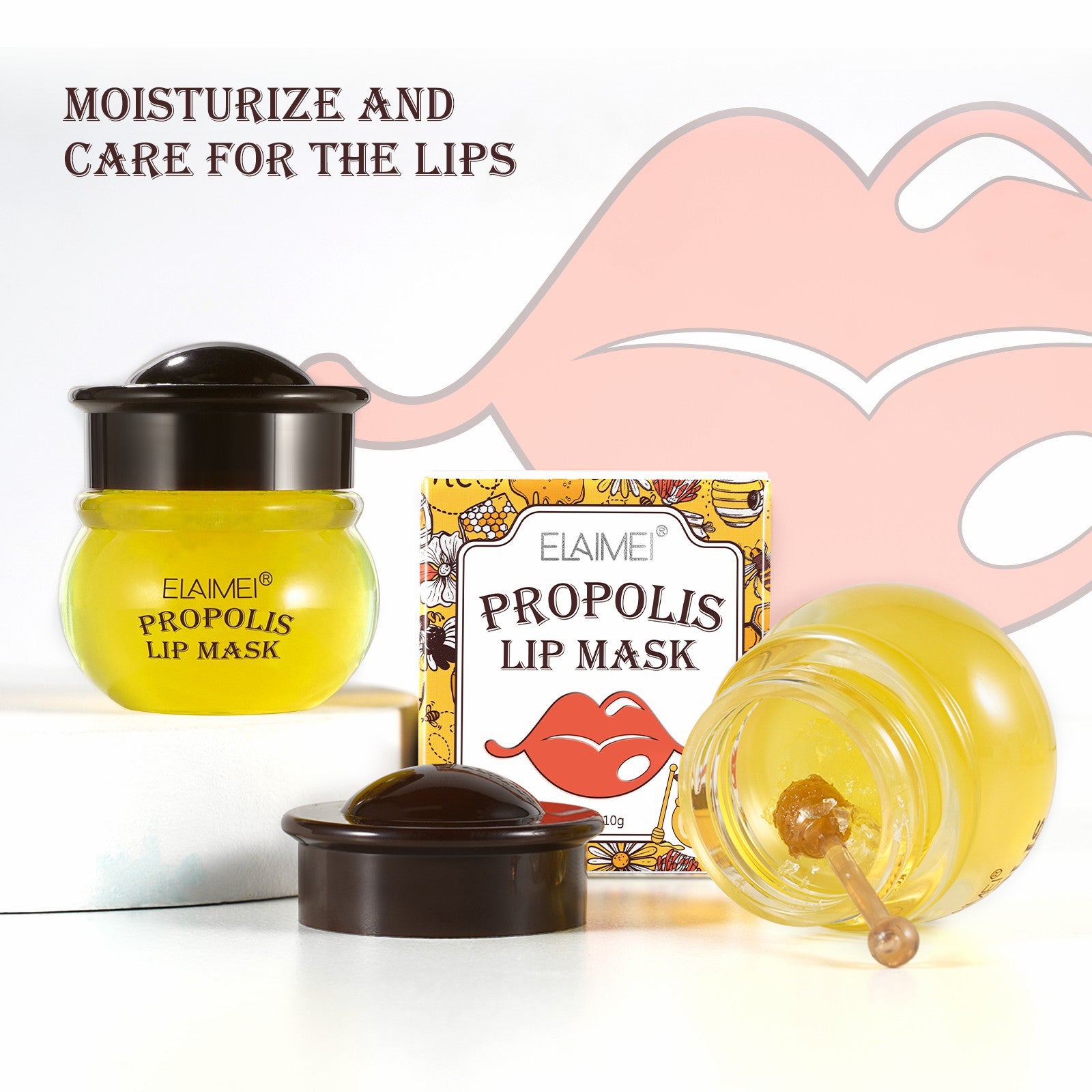 ELAIMEI Propolis Repair Lip Mask, 10g
