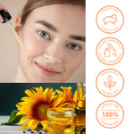 ALIVER Pure Sunflower Seed Oil for Hair, Body & Skin, 60ml