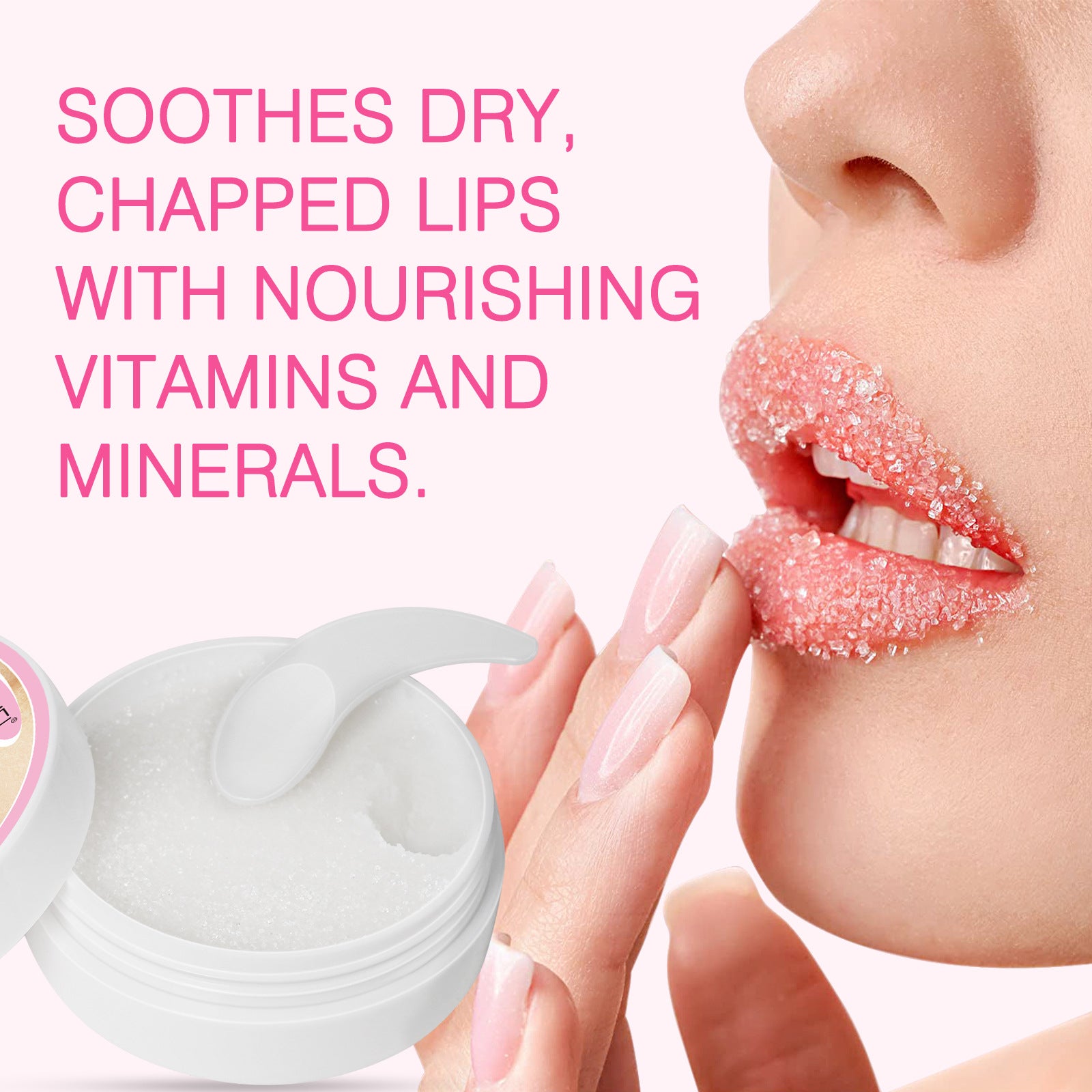 ELAIMEI Exfoliating Sugar Lip Scrub, 30ml