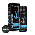 ELAIMEI Hair Loss Building Fibers, 27.5 g (Black)