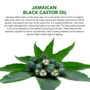 ALIVER Jamaican Black Castor Oil for Hair Growth, 60ml