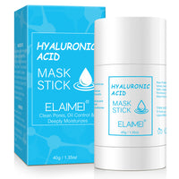 Elaimei Cleansing Purifying Clay Stick Mask Hyaluronic Acid Oil Control Anti-Acne Solid Fine Skin Blackheads