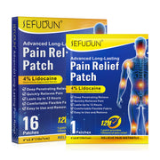 SEFUDUN 4% Lidocaine Pain Relief Patches, 16pcs