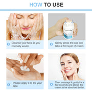 Kizenka Hyaluronic Acid Face Cream Moisturizing Anti Aging Wrinkle Remover Repair Skin Care Retinol Fine Line Repair Niacinamide Day Night