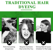 SEFUDUN 3in1 BLACK Hair Dye Shampoo, 500ml