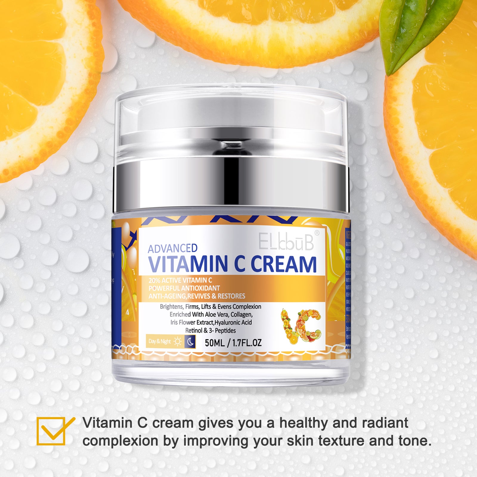 ELBBUB Advanced Vitamin C Face Cream, 50ml