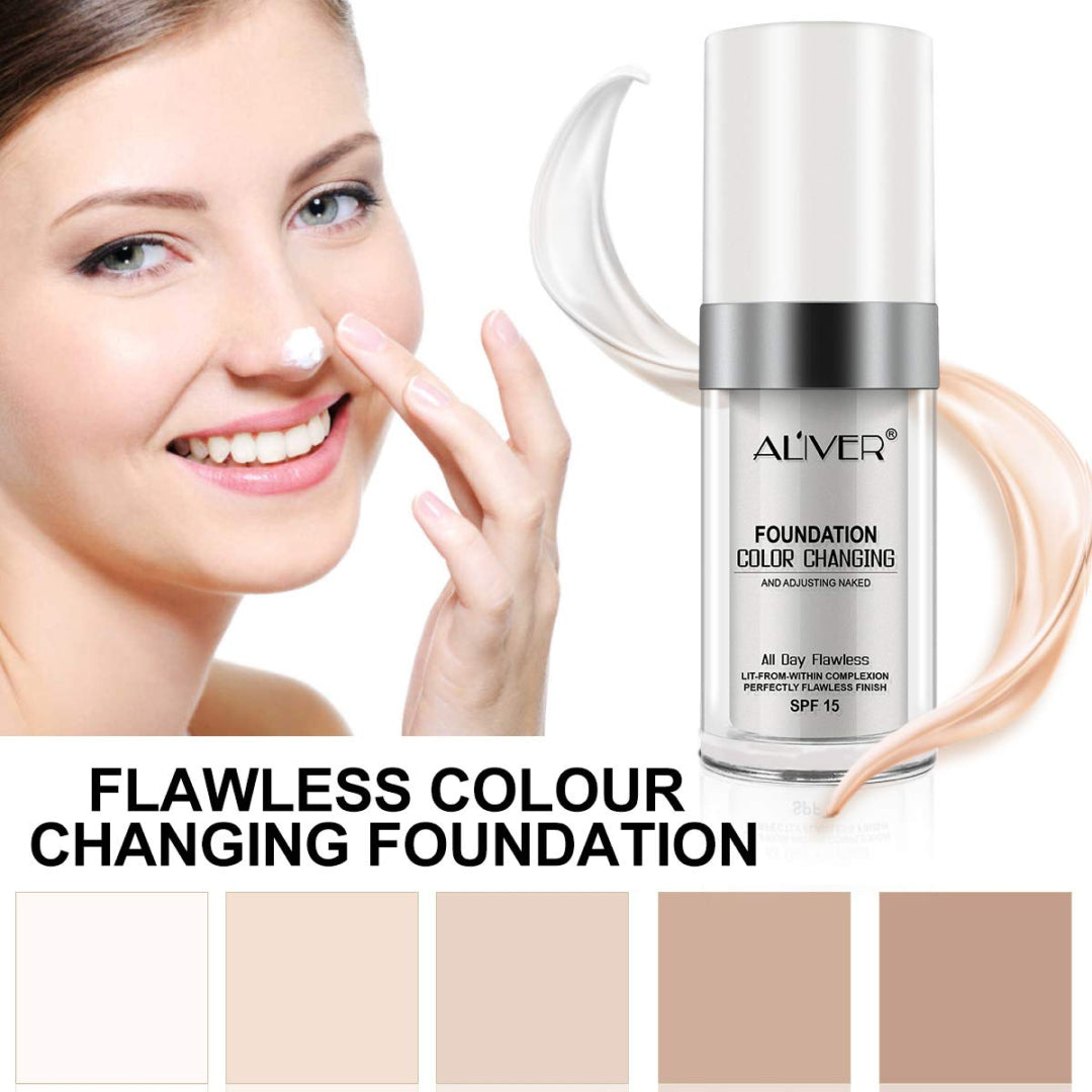 ALIVER Color Changing Foundation Concealer, 30ml