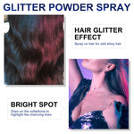 Elaimei Shiny Glitter Spray for Body Hair Makeup