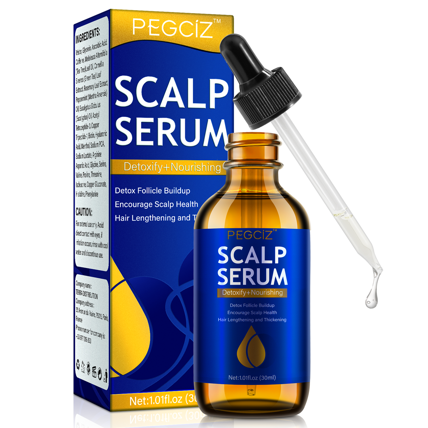 PEGCIZ Scalp Serum for Hair Growth, 30ml